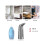 4X Automatic Soap Dispenser Touchless 400Ml, Sensor Soap Dispenser,Dish Soap Dispenser for Kitchen Bathroom 3