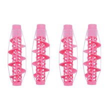 4-delige haarstylingtools voor haarverzorging, natuurlijke golvende krullen, rollers en krulspelden.