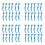 48 Pack Denture Brush Hard Denture Cleaning Brush False Teeth Brush Toothbrush 1