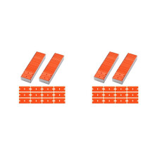 400PCS Plastic Blades Double Blades for Remove Decals Stickers Adhesive Label and Glass Clean