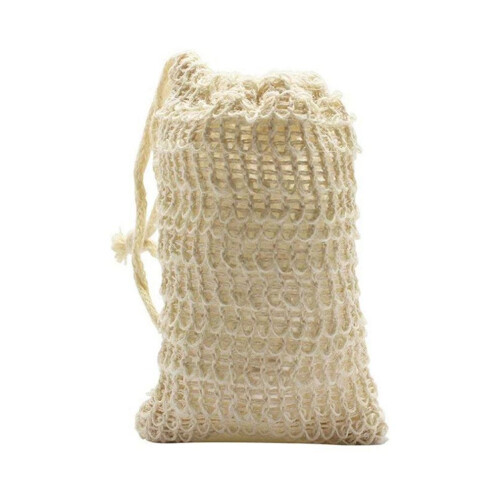 60 Pcs Natural Sisal Soap Bag Exfoliating Soap Saver Pouch Holder 2