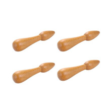 4X Health Care Wooden Massage Stick Sandalwood Massager Acupuncture Rod Acupuncture Point Rod Foot Care