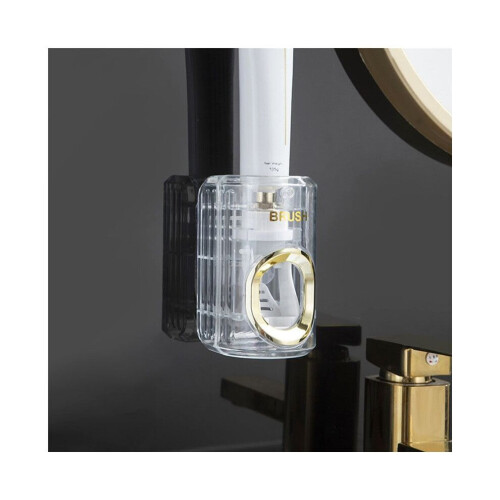 3PCS Toothpaste Squeezer Automatic Toothpaste Squeezer Household Non-Punching Squeezer Toothbrush Holder 2