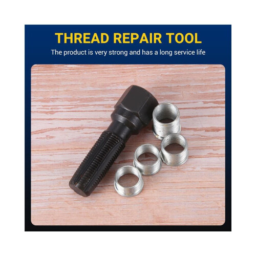 14mm Thread Repair Kit Rethread Tool Kit Reamer Tap M14x1.25 1