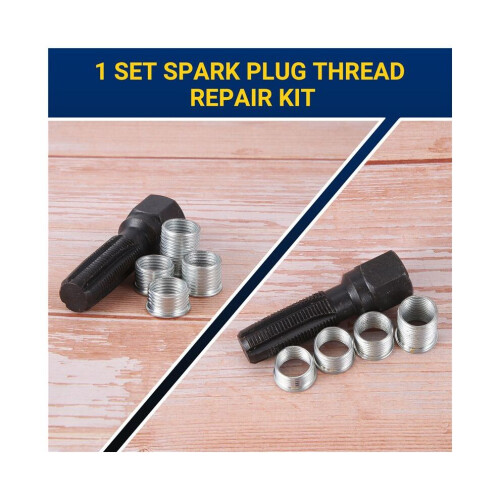 14mm Thread Repair Kit Rethread Tool Kit Reamer Tap M14x1.25 2