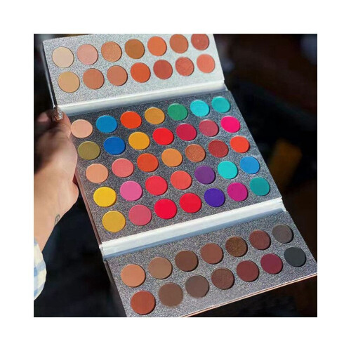 Μακιγιάζ 63 Χρωμάτων Παλέτα Σκιών Ματιών Glitter Pigment Glitter Sh 1