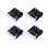 4X Replacement Hair Clipper Blade for ENCHEN Boost Ceramic Cutter Black 1
