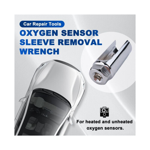 22Mm 3/8 Inch Drive Lambda Oxygen Sensor Removal Socket Wrench Tool + Hole Window Wire Car Repair Tools 2
