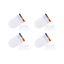 4 Pcs Rainbow Face Body Paint-Gay Pride Day Flag Face Paint-LGBT Rainbow Stripe Crayon for Gays Pride