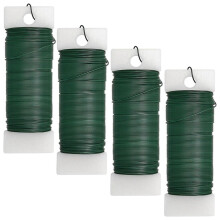 4Pack Floral Wire Flexible Paddle Wire Florist Green Wire