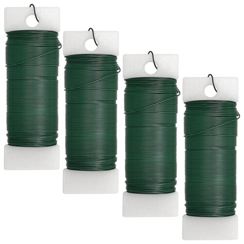 4-pack bloemdraad, flexibele peddeldraad, groene bloemistendraad