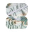 4 Pack Waterproof Reusable Shower Cap, Elastic Bathing Shower Hat Double Layers Bathing Hair Cap Bath 3