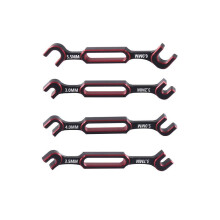 4Pcs Wrench 3/3.2/3.5/3.7/4/5/5.5/6mm Turnbuckle Nut End Joint Remover Universal Tool for RC Car Drone