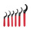 6 Pieces Spanner Wrench Set Adjustable Coilover Wrench Spanners Hook Wrenches Tools Coilover Wrench 1