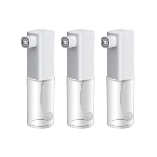 3X Automatic Foaming Soap Dispenser,Electric and Rechargeable,Refillable Foam Hand Dispenser for Kitchen