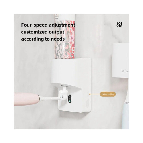 Automatic Sensing Toothpaste Dispenser Child-Friendly Electric Toothpaste Applicator with Storage Rack 1