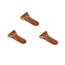 3X Case Travel Holder Manual Double Safety Razors Container PU Leather Bag