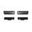 8-pack klippblad för Kemei -1102 Clipper elektrisk rakapparat delar net silver 4