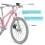 Wireless LCD Bike Computer Speedo Odometer Waterproof Speedometer Cycle Bicycle 4