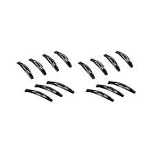 40 grote zwarte metalen haarclips (78 mm) voor zelfmontage