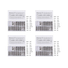 4000Pcs Stainless Steel Eyeglasses Watch Repair Screw Replacement Kit Set Tiny Screws Nut Assortment