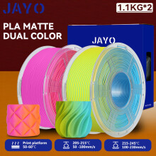 JAYO 3D-Drucker-Filament, 2 Rollen, 1,75 mm, Mattes Dual Color PLA