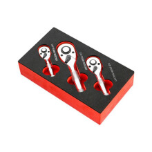 72-Tooth Quick Socket Ratchet Wrench, Large, Medium and Small Flying Two-Way Horn Short Handle Auto