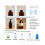 6 Pack Foaming Soap Dispenser 15Oz Refillable Foam Liquid Hand Soap Empty Plastic Pump Bottle Container 3