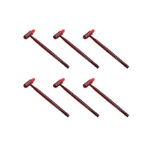 6x Houten massagehamer, stressverlichtend massageapparaat, klophamer
