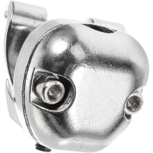 Abrazadera para prato de bateria, suporte multifunção portátil, metal prateado