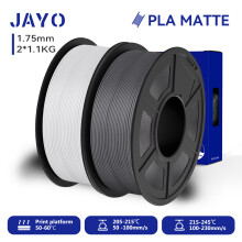 JAYO 3D-Druckerfilament, 2 Rollen, PLA Matte, 1,75 mm, für FDM-Drucker