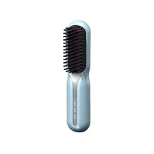 Draadloze stijltang met warmtekam, professionele elektrische borstel voor het gladmaken van haar.