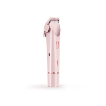 Bikini trimmer voor vrouwen, elektrisch scheerapparaat 2-in-1 voor het verwijderen van lichaams- en
