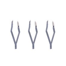3X Stainless Steel 7825 V Type Watch Spring Bar Tweezers for Watch Repair