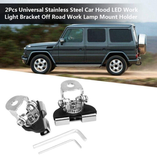 4 τεμάχια Universal Hood Mount LED Light Bar Mounting Standback ... 2