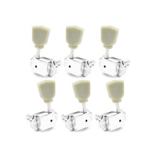 6 stuks stemmechanieken in vintage stijl voor gitaar, 3L3R, compatibel met gitaaronderdelen.