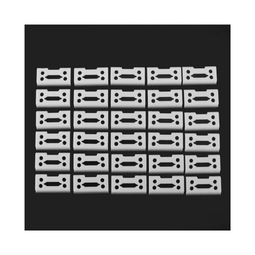 90Pcs 28 Teeth Zirconia Ceramic Clipper Blade for Senior Clipper 1