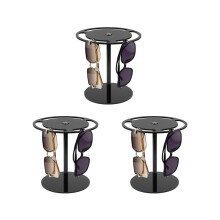 3x Zonnebrilhouder, Acryl Zonnebrilhouder met 360 Draaifunctie, Displayrek voor Brillen
