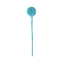 Double-Sided Shower Body Brush Silicone Long Handle Bathroom Wash Brush Bathing Massage Back Body Exfoliating