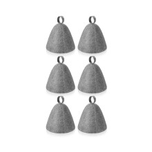 6Pcs Sauna Hat Bath Hat Protection Absorbent Sauna Cap for Sauna Shower Bath Steam Room Accessories