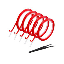 5 rullaa kaksipuolista teippiä prässikynsille, kynsien teippiä, irrotettavia kynsienkoristeluteippejä