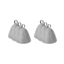 6X Anti Heat Sauna Hat Thicken Wool Shower Cap Hair Turban Quickly Towel Drying Towel Hats for Sauna