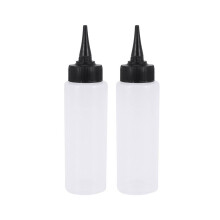 2 x 150 ml maatflesjes voor haarkleuring in de salon, inclusief weegschaal voor kappersgereedschap