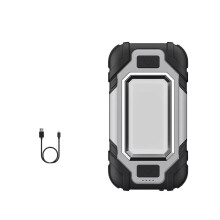 LED-taskulamppu USB sisäänrakennetulla akulla monitoiminen taittuva COB-työvalo vedenpitävä kalastusretkeilyyn