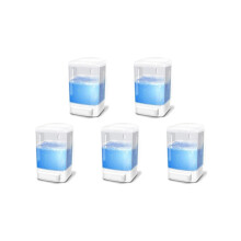 5X manuaalinen saippua-annostelija 33.8oz/1000ml seinälle kiinnitettävä saippua-annostelija kylpyhuoneeseen