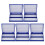5X Royal Plastic Rectangle Hold 100 Microslide Slide Κουτί Μικροσκοπίου 1