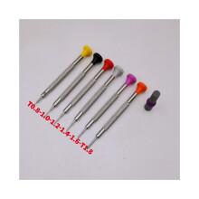 6pcs Watch Repair Screwdrivers Kit for 3135 2135 Movement Repair Screwdriver T0.8-1.0-1.2-1.4-1.6-1.8