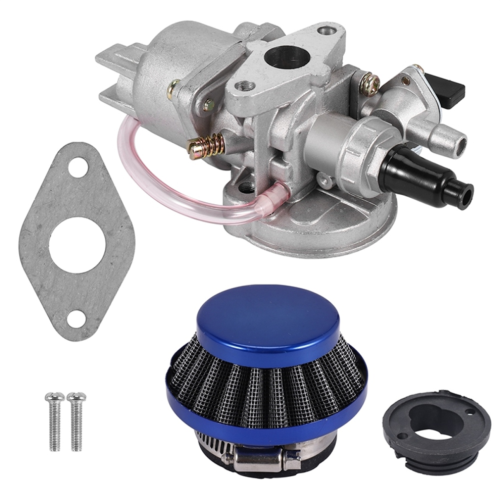 42MM Air Filter+Carburetor Kit for 2 Stroke 47Cc 49Cc Blue