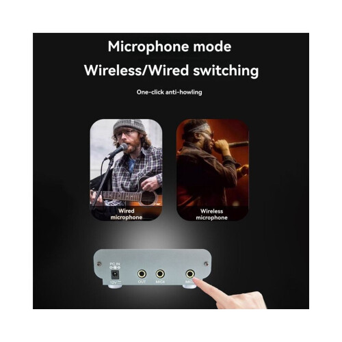 4 Channels Microphone Anti-Howling Device, Front Stage Effector,Suppressor Frequency Shift Equalizer 2