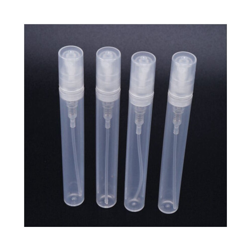 400Pcs / Lot 5Ml Empty Transparent Plastic Spray Bottle Makeup Perfume Atomizer Refillable Bottle 1